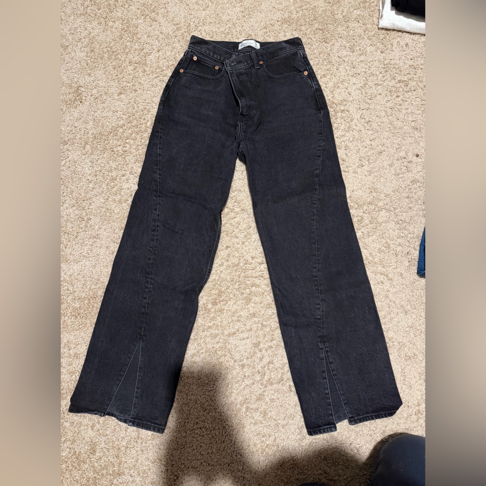 Abercrombie & Fitch 90’s Relaxed Black Jeans